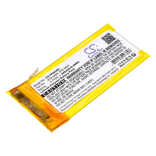 240 mAh for Apple 616-0405,616-0407,P11G73-01-S01