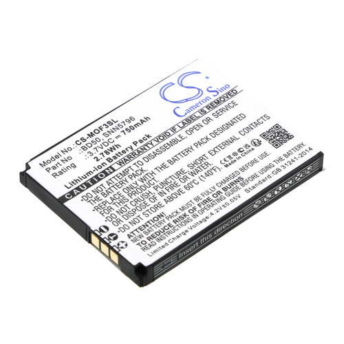 750 mAh for Motorola BD50,SNN5796,SNN5796A