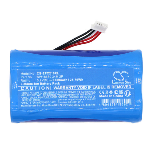 6700mAh Replacement Battery for Eufy 2C Pro indoor Camera, 2C Security Camera, 2C Wireless Door Camera, 2K Wireless Door Camera, Solocam E20, SoloCam E40