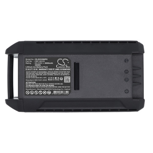 5.0Ah Replacement Batery for Echo 58V Battery CBP-58V20 CBP-58V40, Compatible with Echo 58V Cordless Tools CDST-58V CHT-58V CPLB-58V CPLB-58VVN CBL-58V CHT-58V CCS-58V