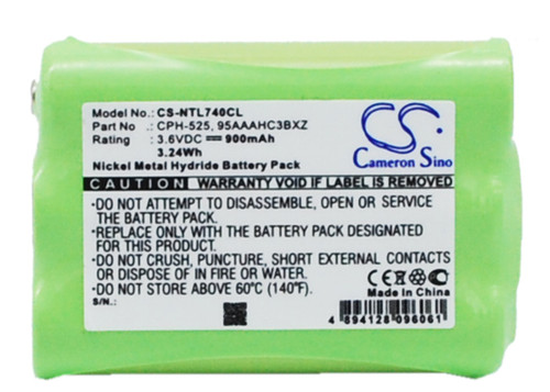 900 mAh for Nortel CPH-525,NT8B45AH,NT8B45AN,95AAAHC3BX,95AAAHC3BXZ
