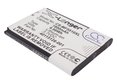 1800 mAh for Novatel Wireless 40115126-001,DC130318BA1Y