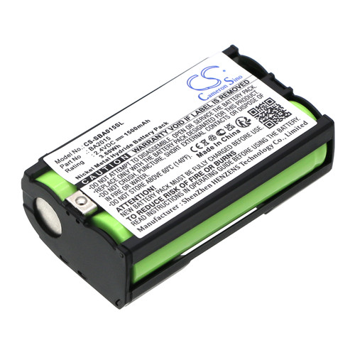 Replacement Battery for Sennheiser BA2015, 2015FM, EK1038, NiMH 1500mAh