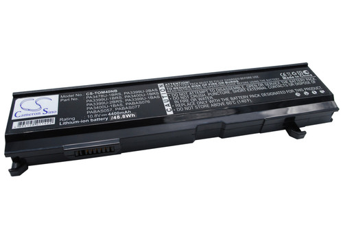 4400 mAh for Toshiba PABAS057,PABAS076,PA3399U-1BAS,PA3399U-1BRS,PA3399U-2BAS,PA3399U-2BRS,PA3400U-1BAS,PA3400U-1BRS,PA3478U-1BRS
