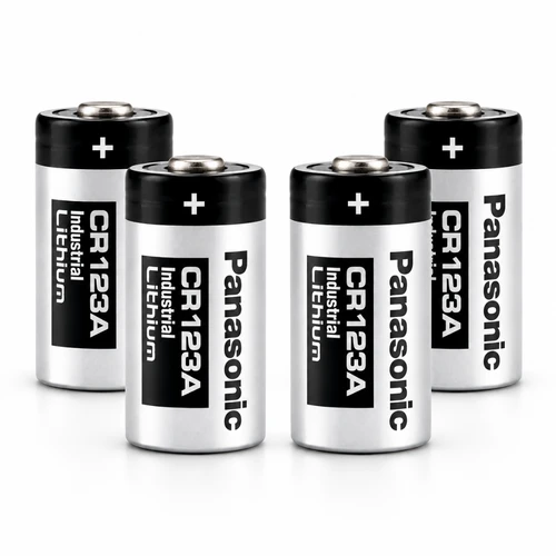 4-Pack Panasonic Industrial CR123A 3 Volt Lithium Batteries (CR17345)