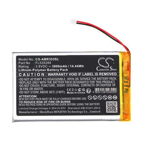 Replacement Battery for Anbernic RG353P Retro, Li-Polymer 3800mAh