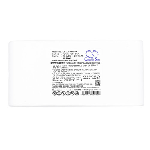 2400 mAh for Dreame P2125-7SIP-SCA,P2013A-7SIP-SC-02