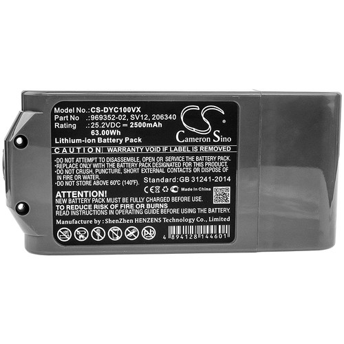 2500 mAh for Dyson SV12,206340,969352-02
