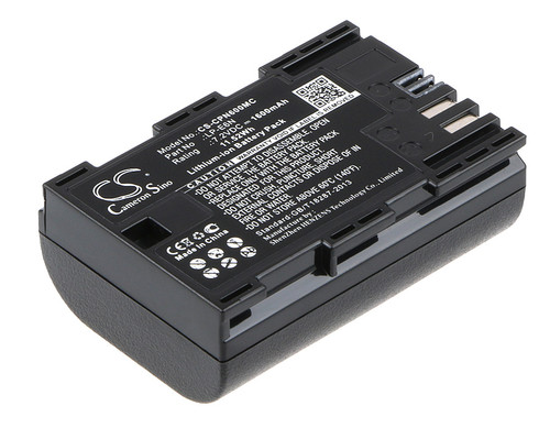 1600 mAh for Canon LP-E6,LP-E6N,LP-E6P,LP-E6NH