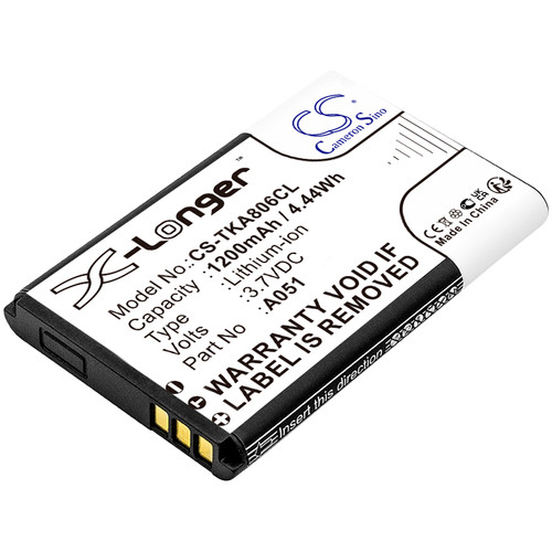 1200mAh Replacement Battery for Poly Rove 30, Rove 40, Vertical RTX CT8010, CP2001 IP DECT, EnGenius EP802H