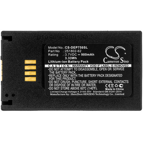 900 mAh for David Clark 9900
