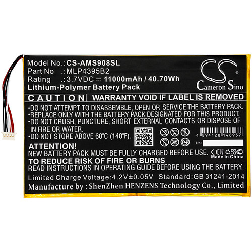 11000 mAh for Autel MLP4395B2,MLP4795117-2P