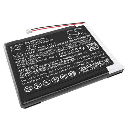 Replacement Battery for Anbernic RG351V, RG35XX Handheld Game Emulator Console 3.5 Inch, Li-Polymer 3700mAh