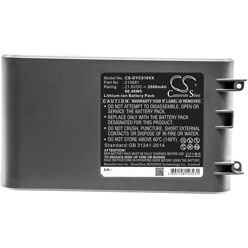 2800 mAh for Dyson 215681,967834-02,215866-01/02,215967-01/02,PM8-US-HFB1497A,PU2-JP-HFA4456A
