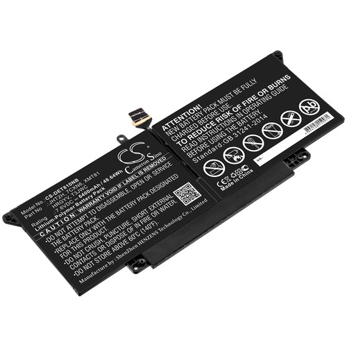 6400 mAh for Dell 7CXN6,HRGYV,JHT2H,T3JWC,XMT81