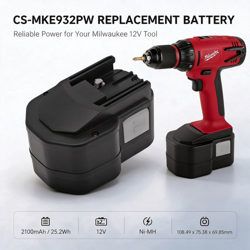 2100 mAh for Milwaukee PBS 3000,49-24-0150,4 932 367 904,4 932 373 522,4 932 376 508