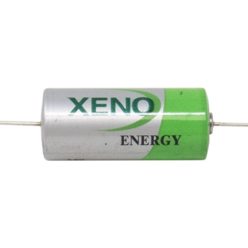 Side profile of Xeno XL-055F 2/3 AA lithium battery