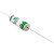 SAFT LS14500 AA lithium battery 3.6V with axial terminals on white background