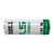 Close-up of SAFT LS17500 3.6V battery label