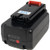 Close-up of Black & Decker 36V battery compatibility label