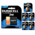 Six Duracell Ultra 2CR5 lithium batteries arranged in a row