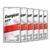 Six Energizer SR626SW batteries arranged in a row