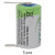 3-Pack Xeno XL-050F 3.6V 1/2 AA 1.2Ah Lithium Batteries with Tabs