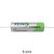 Xeno XL-060F battery terminals and label details