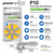 360-Pack Size P10 PowerOne Hearing Aid Batteries (6 boxes of 60)