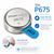 360-Pack Size p675 PowerOne IMPLANT Plus Cochlear Hearing Aid Batteries (6 Boxes of 60)