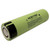 Close-up of Panasonic INR21700T battery flat top terminal