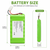 9.6V 4500mAh (4/3 A NiMH) pack with Tamiya connector