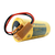Panasonic BR-C Lithium PLC Battery with brown plug close-up