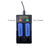 3.2V Lifep04 2 Slot Battery Charger + 2 pcs 3.2v 18500 1000mAh Lifep04 Battery (Button Top)