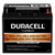 Front view Duracell DUR12V-26 12V AGM sealed lead acid battery
