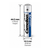 Front view of 72-pack Camelion AAA lithium batteries