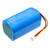 Replacement Battery for EZIclean Connect X500, X550, X650, S200, S250, Lithium-ion 3350mAh