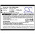 1300mAh Replacement Battery for Coolpad Belleza 3321, CP3321AT, CPLD-194