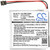 150mAh Replacement Battery for TomTom Spark 3, Spark 3 GPS, Spark Cardio 2