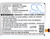 3000 mAh for ZTE LI3830T43P6H866439,Li3830T43P6h966439