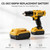 3000 mAh for DeWalt DCB102,DCB105,DCB107,DCB112,DCB115,DCB118,DCB120,DCB121,DCB123,DCB125