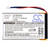 1250 mAh for Garmin 361-00019-14