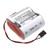 Replacement Battery for Cameron Nuflo scanner 2000 flow analyzer, 9A-30099004, LiMnO2 14500mAh 7.2V