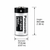 4-Pack Panasonic Industrial CR123A 3 Volt Lithium Batteries (CR17345)