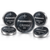 Front view of 5 Panasonic CR2354BN 3V lithium coin cell batteries