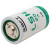 Close-up of Saft LSH20 13000mAh lithium cell label