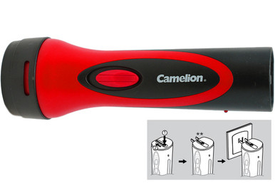 6 led rechargeable plug-in emergency ready flashlight 6 LED Rechargeable Plug-In Emergency Ready Flashlight