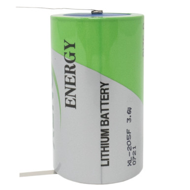 Xeno XL-205F 3.6V D 19Ah Lithium Battery with Tabs