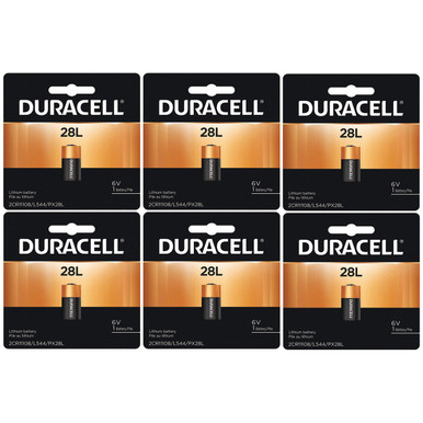 Duracell 28L A544 2CR11108 Lithium-Batterie – 1 Stück, 1,5 V, Langlebig, Für Kameras, Messgeräte & Elektronik