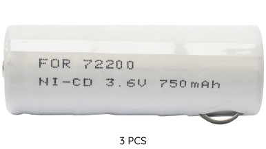 Batterie Pour Otoscope Welch-Allyn WA-72200 / 97210 - 750mAh 3,6V Ni-Cd - Neuf